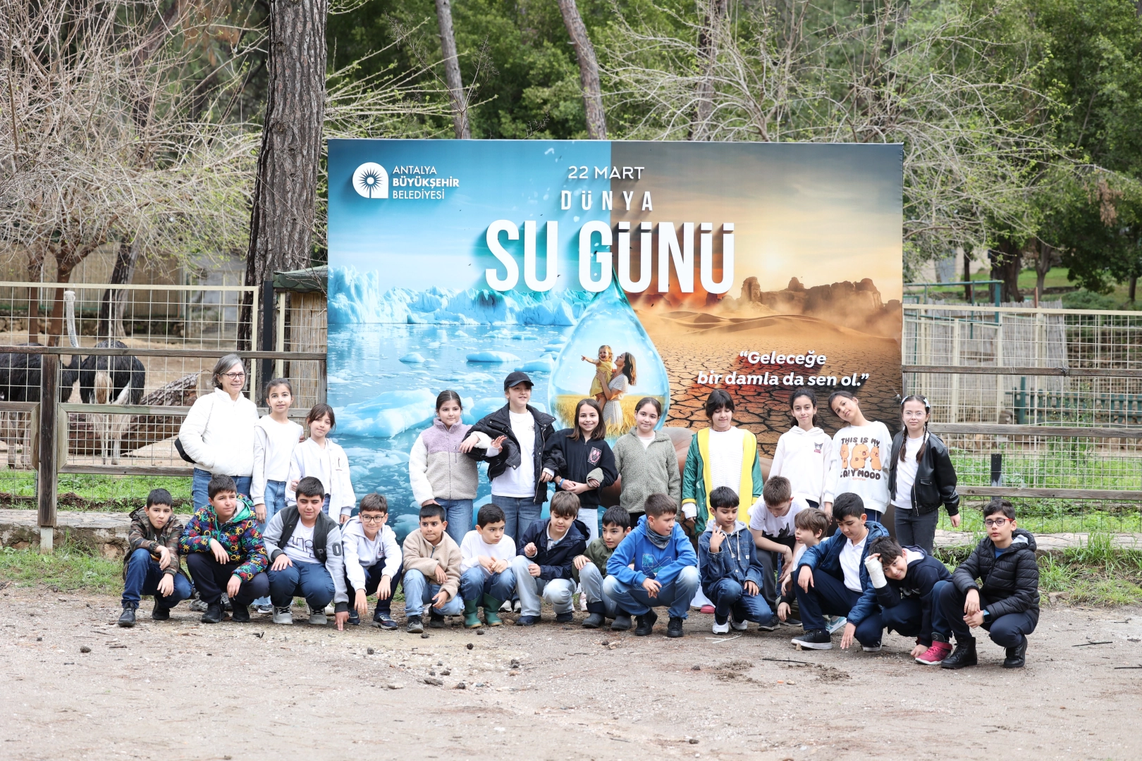 Antalya'da Dünya Su Günü'nde çocuklara eğlenceli eğitim