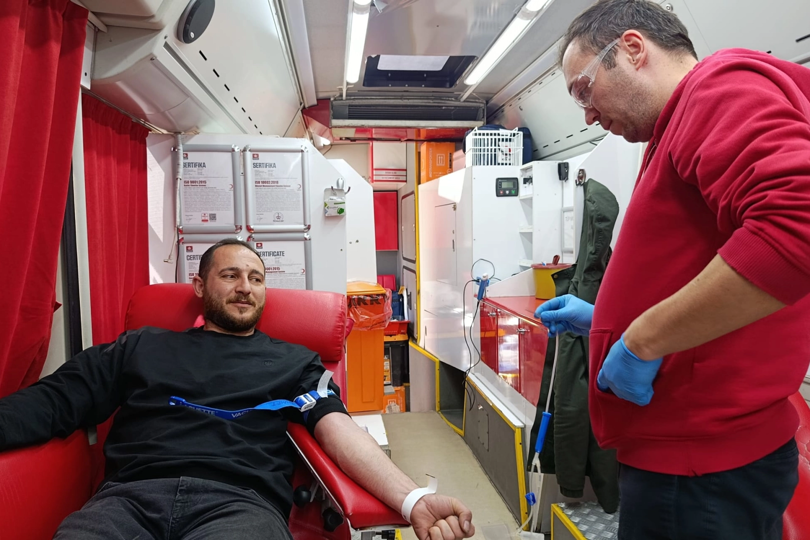 Bilecik Pazaryeri'nde kan bağışına yoğun ilgi