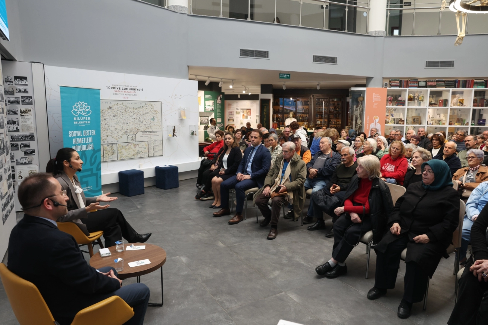 Bursa Nilüfer'de sağlıklı yaş almanın ipuçları paylaşıldı