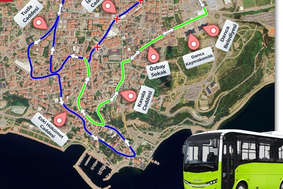 Kocaeli'de Darıca'nın yeni hizmet binalarına erişilebilir ulaşım