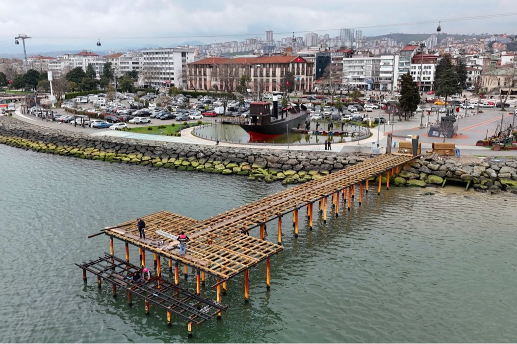 Ordu'da Ayışığı İskelesi yeniden hayat buluyor