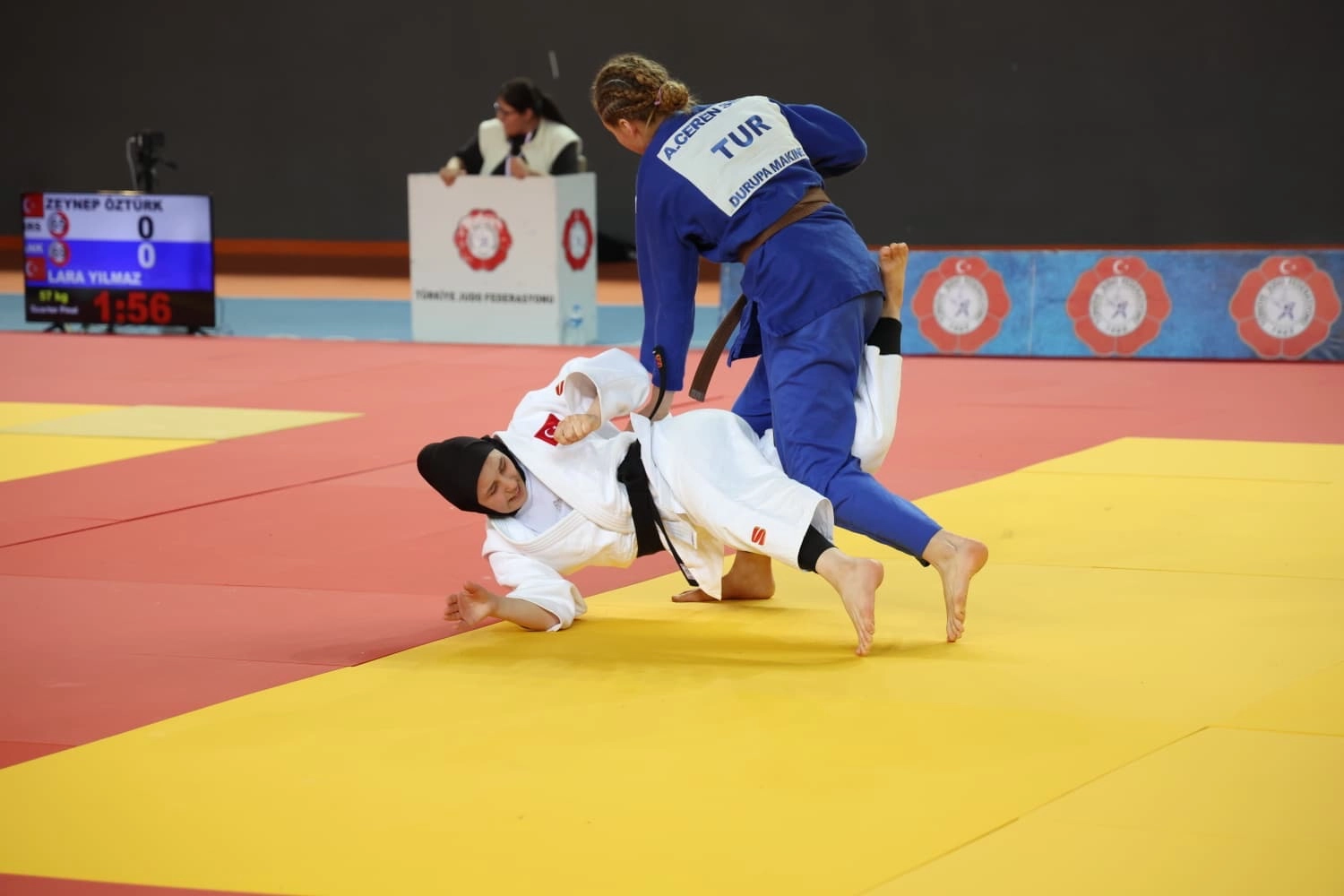 Trabzon'da Judo Şampiyonası nefes kesti