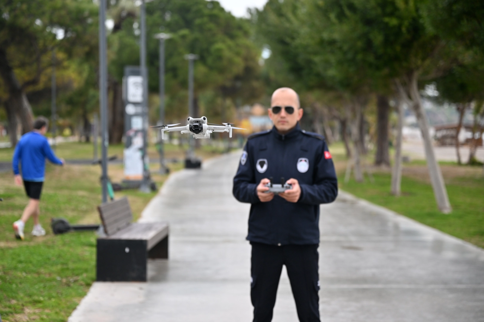 Antalya'da zabıta drone ile denetimde