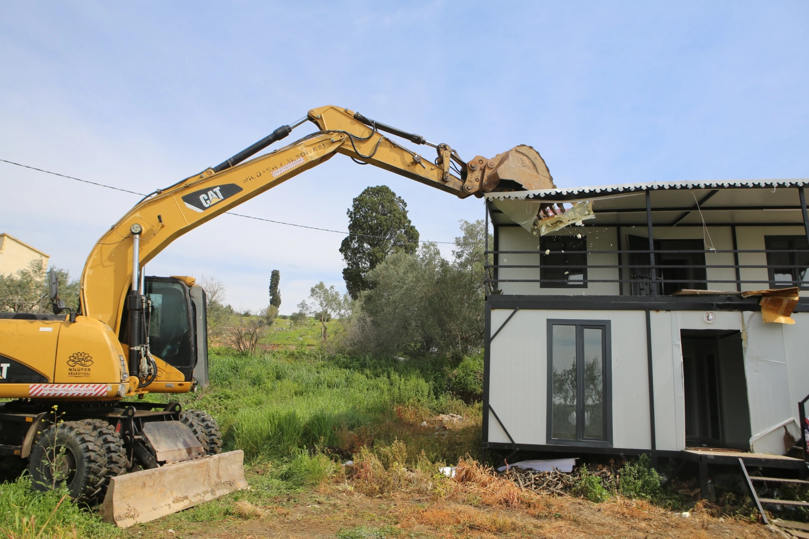 Bursa Nilüfer Gölyazı'da kaçak yapılara geçit yok