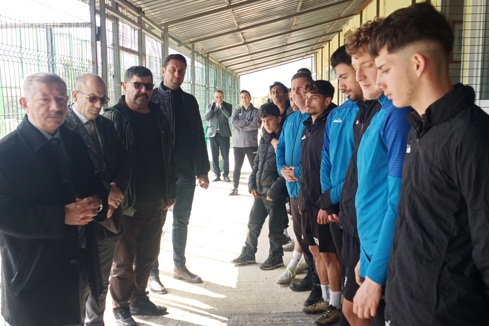 Edirne'de Kaymakam Mercan'dan Keşanspor'a moral ziyareti