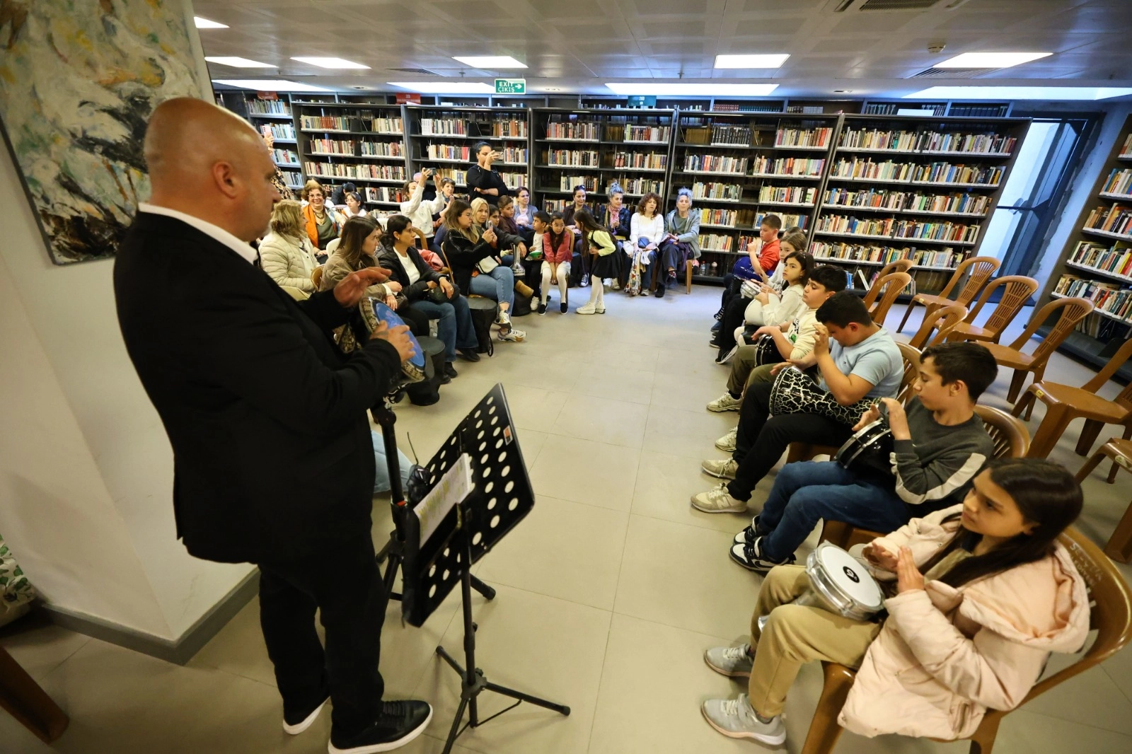 Efes Selçuk'ta müzik, resim ve yaratıcı drama bir arada