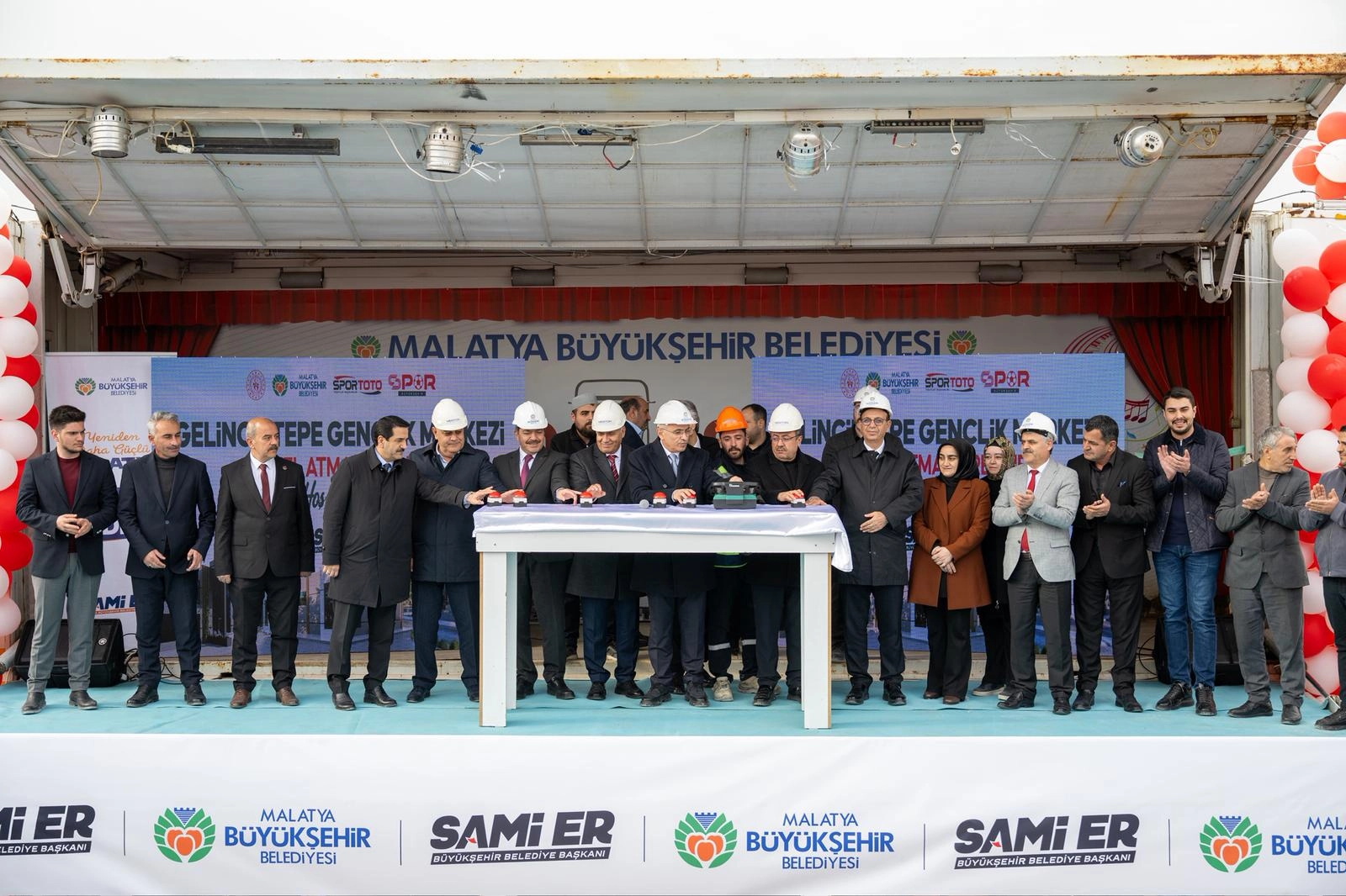 Malatya'da Gelinciktepe Gençlik Merkezi'nin temeli atıldı