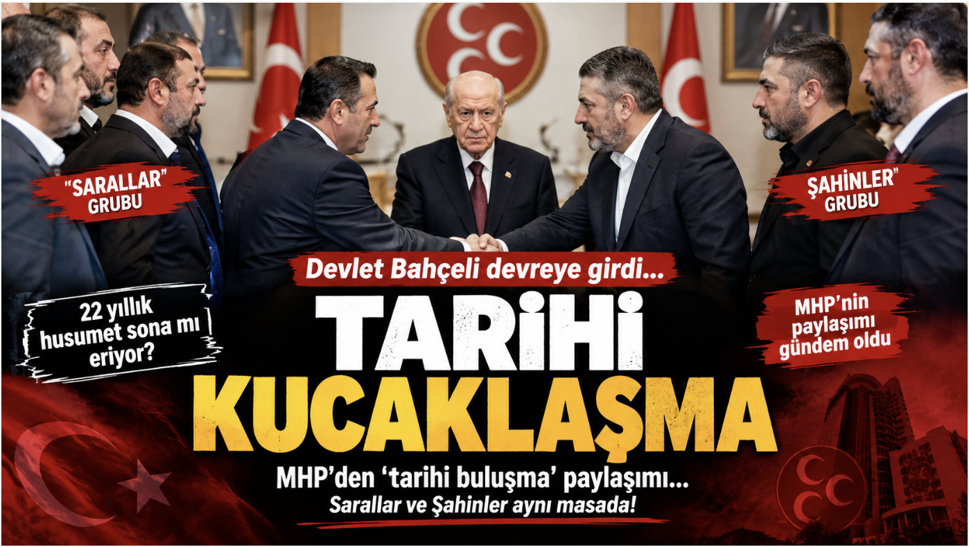 Devlet Bahçeli'den dikkat çeken hamle: Sarallar ile Şahinler aynı masada buluştu
