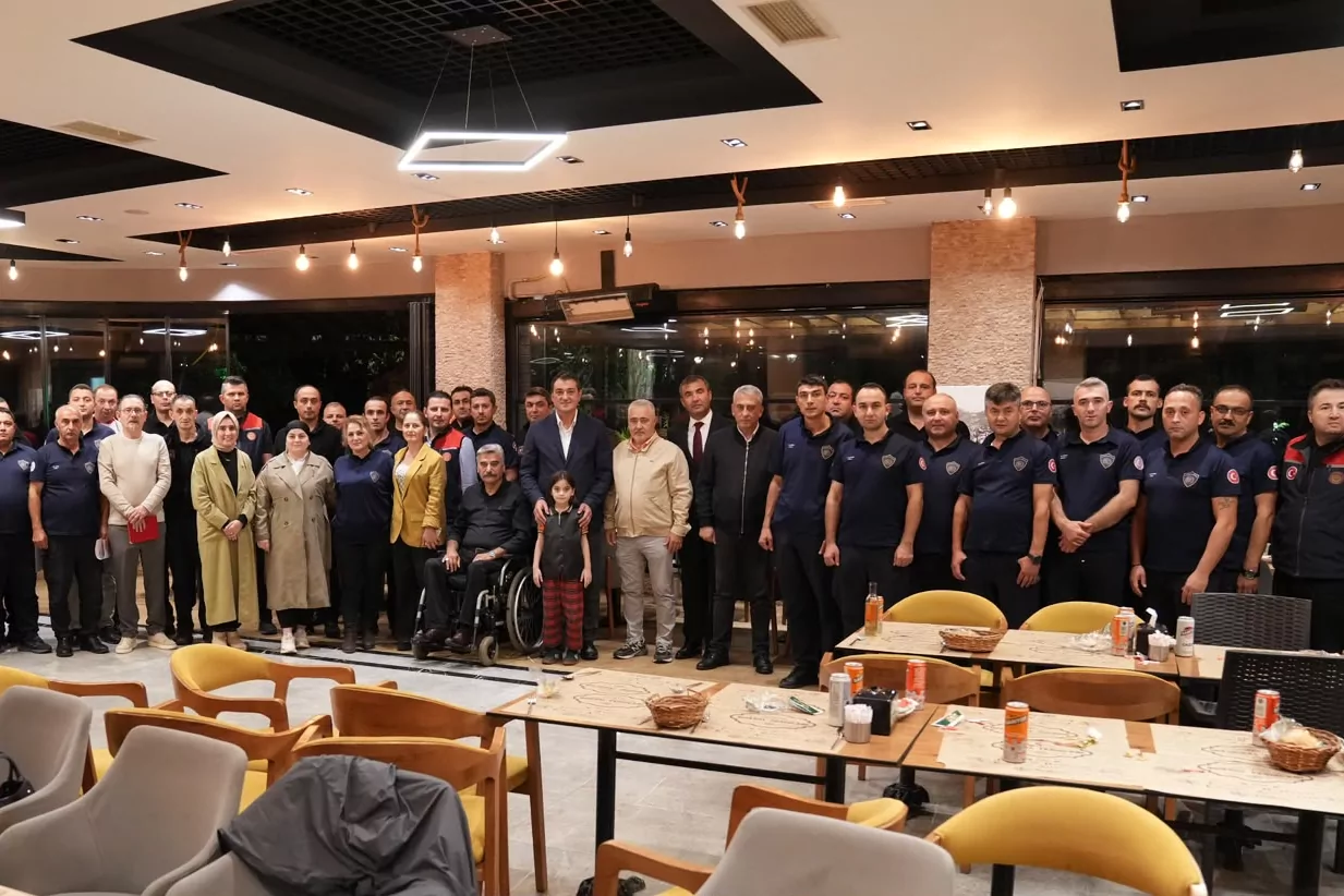 Giresun'da Başkan Köse itfaiye personeliyle yemekte buluştu