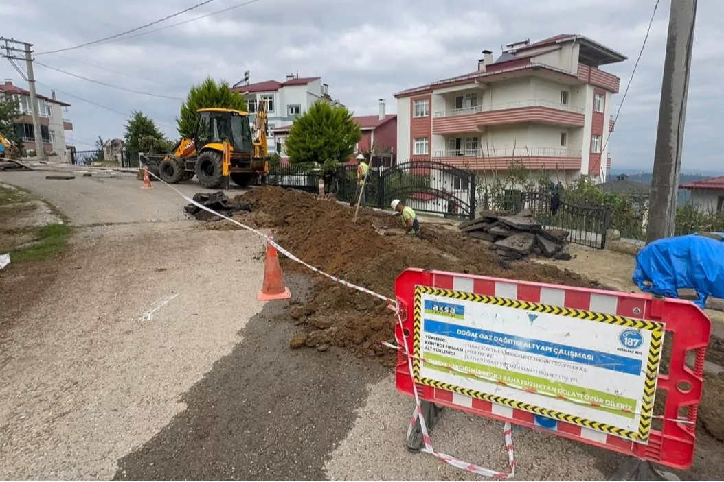 Ordu Kabadüz'de doğalgaz sevinci