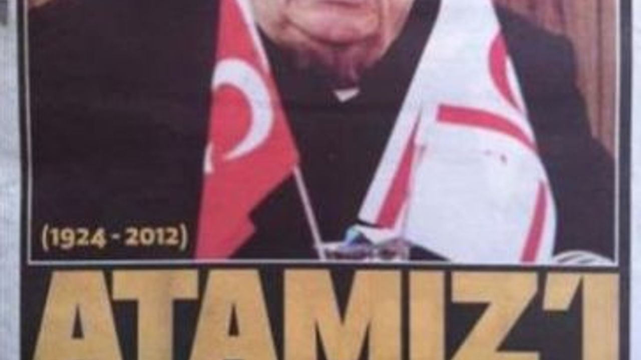 KKTC basını Denktaş'ın ölümünü böyle duyurdu