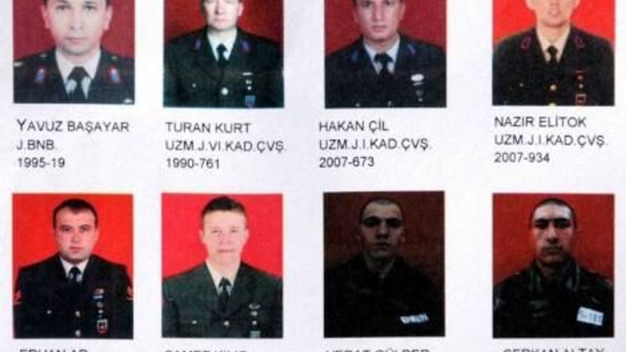 Hain saldırıda ölen şehitlerimiz