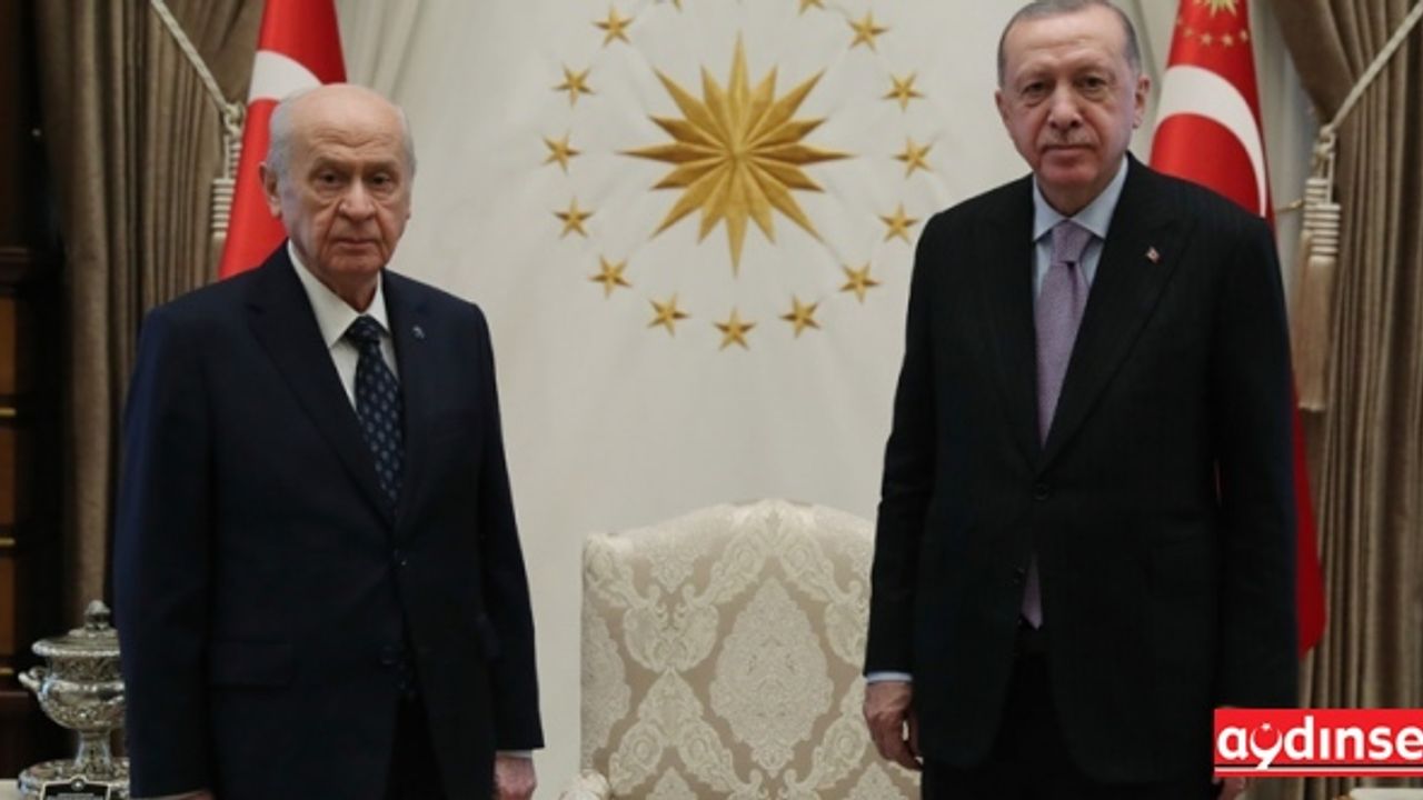 Cumhur ittifakı liderleri Erdoğan ve  Bahçeli Külliye 'de buluştu