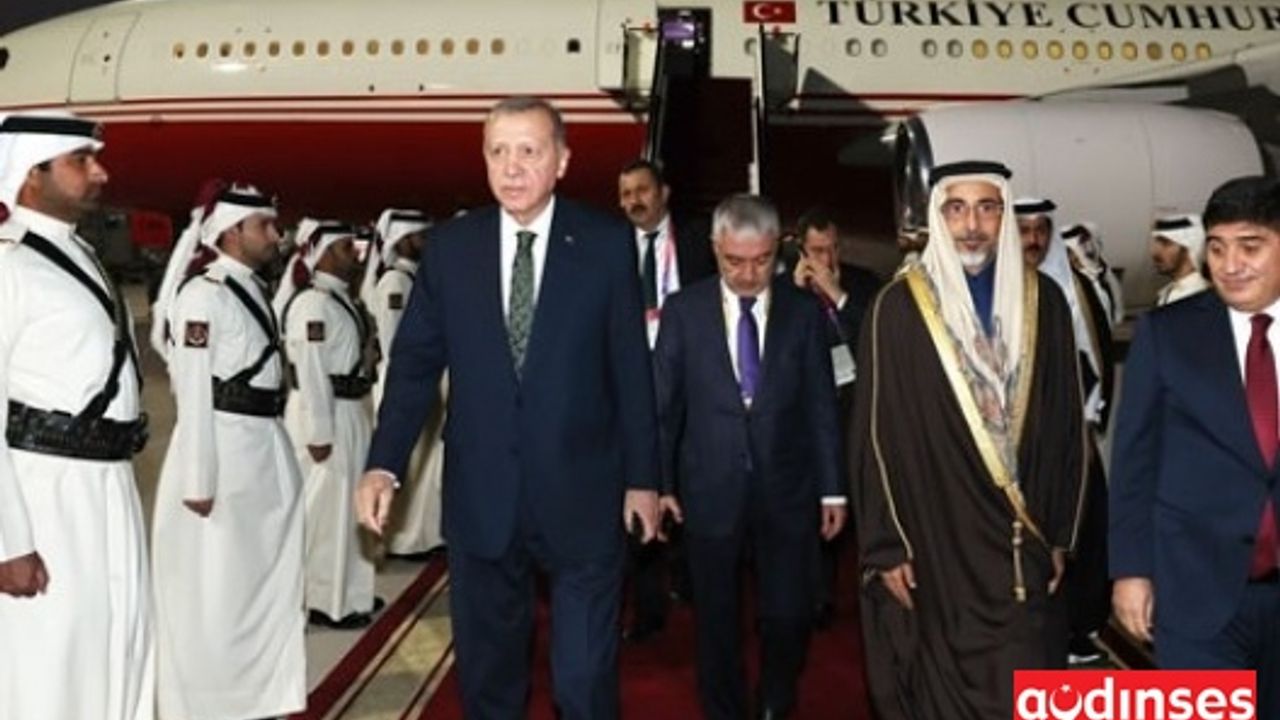 Cumhurbaşkanı Erdoğan Katar’da    