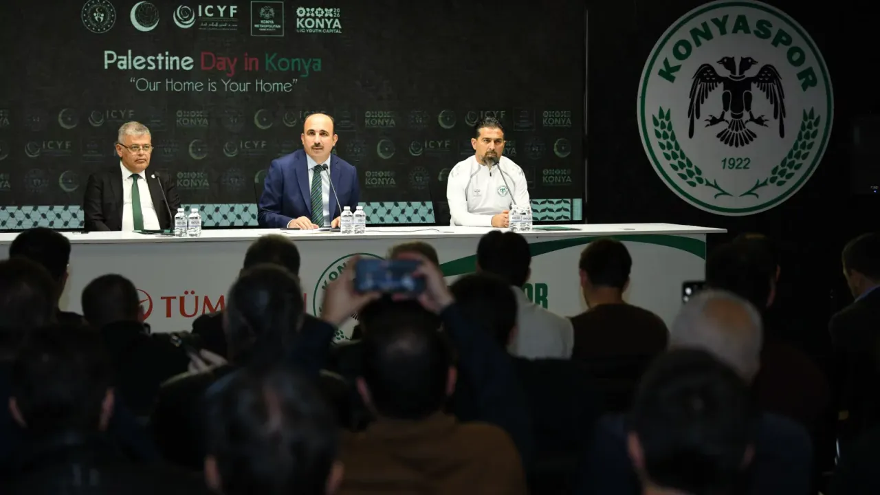 Altay, Atiker ve Palut'tan Ortak Toplantı! Tüm Konya'yı Tarihi Maça Davet Ettiler