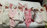 İki günde 10 doğumda, 4'ü ikiz toplam 12 kız bebek dünyaya geldi