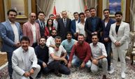 Cumhurbaşkanı Erdoğan sanatçıları Saray'da kabul etti