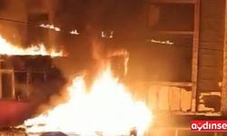 Arnavutköy'de alevli gece
