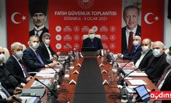 Fatih Güvenlik Toplantısı'na Bakan Süleyman Soylu başkanlık etti