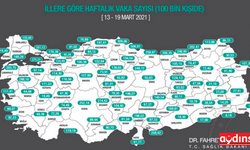 Sağlık Bakanı Koca, yeni vaka haritasını paylaştı; Türkiye kızarıyor