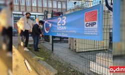 Bayrampaşa'da CHP'nin 23 Nisan afişleri de indirildi!