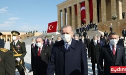 Erdoğan ve siyasi liderler, 29 Ekim Cumhuriyet Bayramı için Anıtkabir’de
