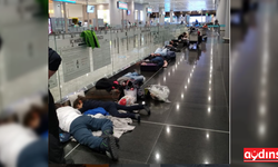 İstanbul Hava Limanı'nda yolcuların sefaleti... Yerlerde uyudular