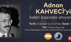 Adnan Kahveci, Vefatının 29. Yılında Mezarı Başında anılacak