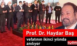 Prof. Dr. Haydar Baş vefatının ikinci yılında anılıyor.