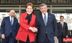 İYİ Parti lideri Akşener, Gelecek Partisi Başkanı Davutoğlu'na ziyaret