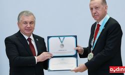 Cumhurbaşkanı Erdoğan'a, Semerkant'ta "Türk Dünyası Ali Nişanı" verildi    