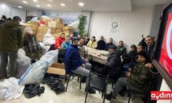 Giresun Gönüllüleri'nden depremzedelere TIR dolusu yardım