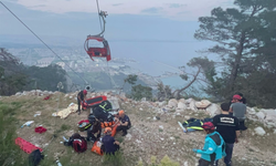 Antalya'da teleferik kazası: 1 ölü, 10 yaralı, 98 kişi kurturıldı