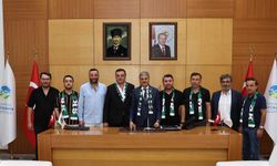 Sakaryaspor’un yeni yönetimininden Başkan Alemdar'a ziyaret