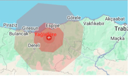 Giresun Yağlıdere'de 4.2 büyüklüğünde deprem!