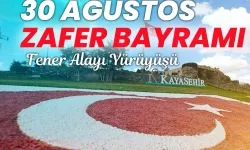 30 Ağustos Zafer Bayramı dolayısıyla fener alayı yürüyüşü