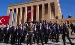 Devlet erkânı Anıtkabir’de