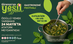 Giresun'un Yeşil Lezzetleri Yemek Festivali'nde...
