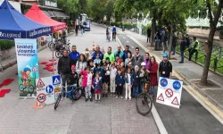 Eskişehir'de yollar bisikletlerin