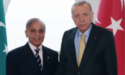 Cumhurbaşkanı Erdoğan, Pakistan Başbakanı Şahbaz Şerif ile Bakü'de görüştü
