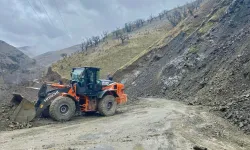 Batman Sason'da yağışla kapanan köy yolları yeniden açık