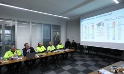 Kayseri protokolü Trafik Kontrol Merkezi'nde