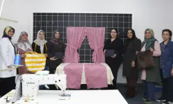 Mersin'de özel birey annelerine dikiş kursu