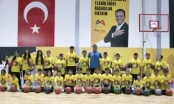 Mersin'de ücretsiz basketbol kursuna yoğun ilgi