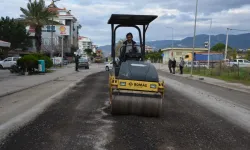 Antalya Büyükşehir'den Kestel yoluna bakım onarım