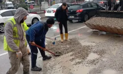 Antalya'da yağış sonrası znında müdahale