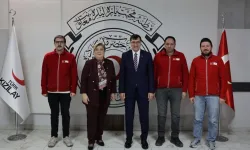 Başkan Kahveci'den Türk Kızılay Kütahya Şubesi'ne ziyaret