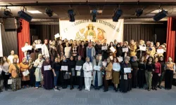 Diyarbakır'da Tıbbi Aromatik Bitki Atölyesi kursiyerlerine sertifika