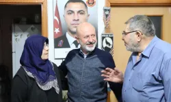 Çolakbayrakdar çifti şehit ailesine misafir oldu