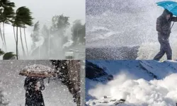 Meteoroloji'den kuvvetli yağış, fırtına ve çığ uyarısı